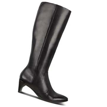 Women's Ecco Shape 45 High-cut Pointy Sleek 2.0 Boots Black | Canada 32UZG